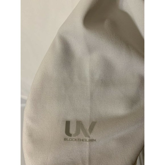 NEW Men's Sz S Speedo UV Block the Burn Shirt‎ White - Picture 7 of 8